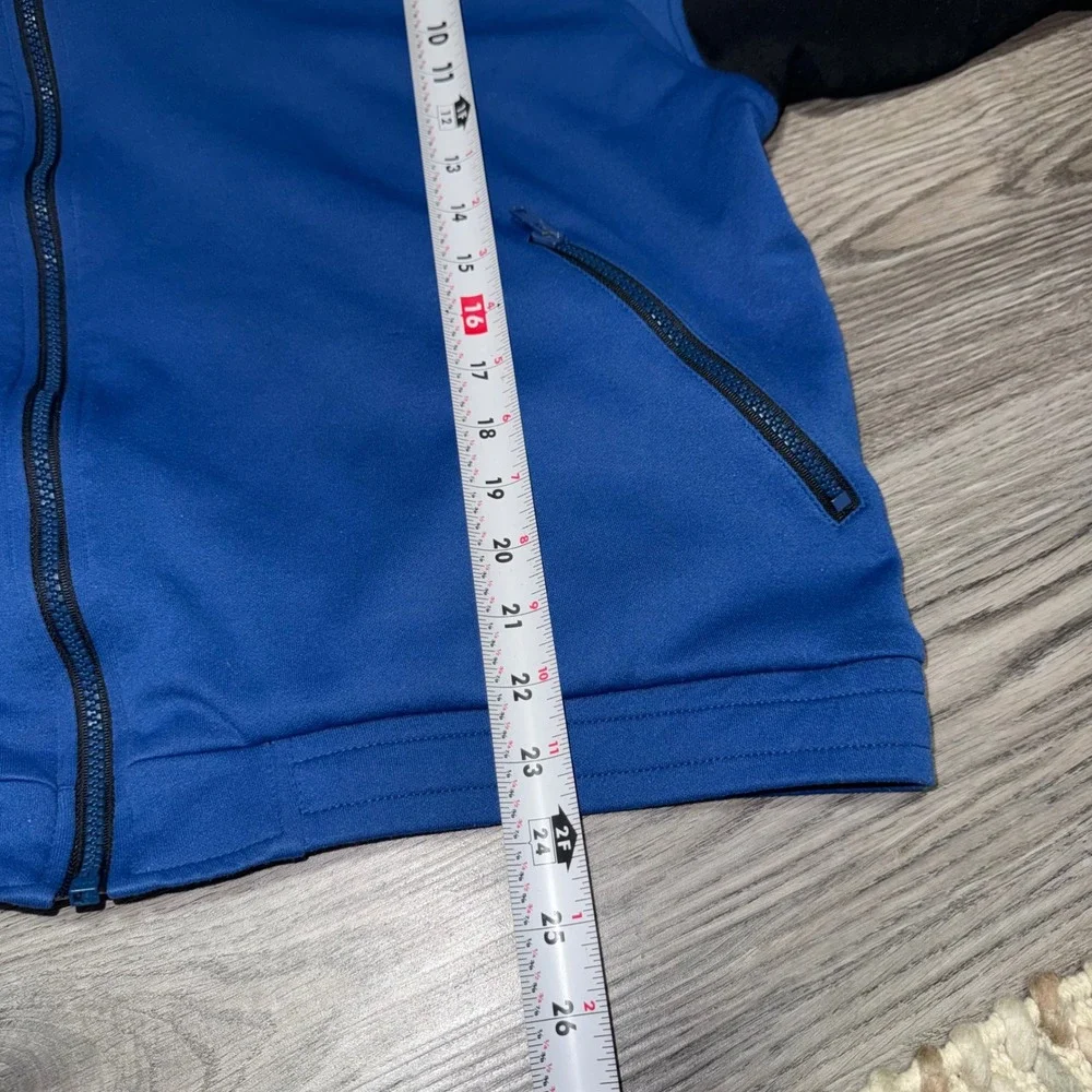 Nike Vintage 90's Blue Track Jacket Full Zip Athletic Sportswear Sz L Collector - Picture 7 of 8